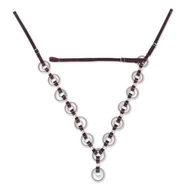 Imagem de Traia Peiteira Argolada Para Mula Cavalo Peitoral Alumínio Polido - AF