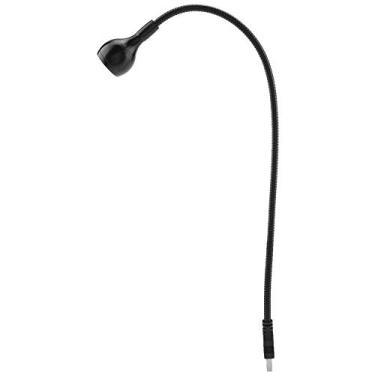 Imagem de Lâmpada de Mesa LED Mini USB Com Pescoço Ajustável para Leitura Em Casa, Escola e Escritório (Luz Quente)