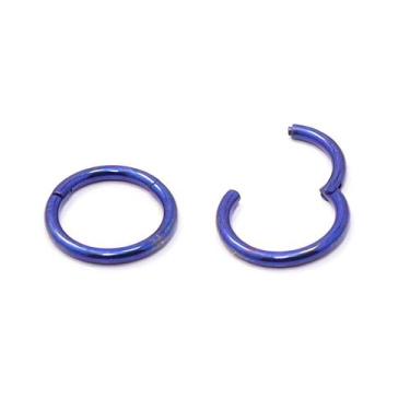 Imagem de Piercing Argola Articulada Click 1.2mm em Titânio Anodizada Várias Cor