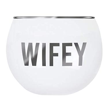 Imagem de Santa Barbara Designs Studio Wedding Collection Roly Poly Glass, 368 g, Wifey