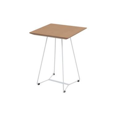 Imagem de Mesinha Baixa Ine Lateral Canto Sofá Cama Pés Metalicos - Studio Metal