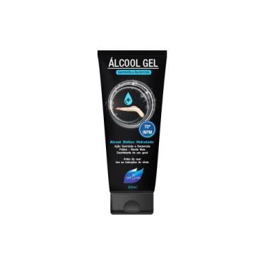 Imagem de Álcool Gel Etílico Hidratado 50ml Germicida E Bactericida Higiene Pess