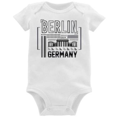 Imagem de Body Bebê Berlim Alemanha - Foca na Moda, Branco, G