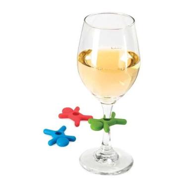 Imagem de Conjunto de 6 (seis) marcadores para taças Stick man - JOIE