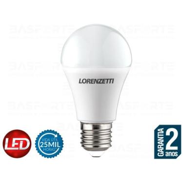 Imagem de Lâmpada Led Loren 9w Bulbo E27 Bivolt Luz Amarela 3000k Lorenzetti, 11