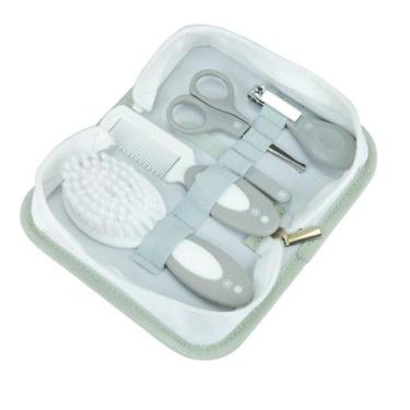 Imagem de Kit Unha Higiene Manicure Bebê 5 Peças Pimpolho Estojo Baby - Mundo do