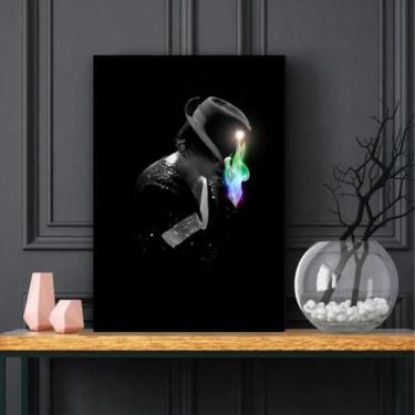 Imagem de Quadro Michael Jackson decorativo com Tela de Tecido - Wall Frame
