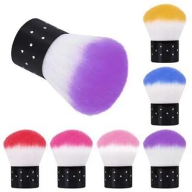 Imagem de Pincel Espanador Kabuki Pompom P/ Unha E Maquiagem - Stuff life
