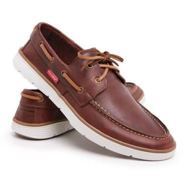 Imagem de Sapato Mocassim Dockside Masculino Couro - POLO URBAN, Marrom, 40