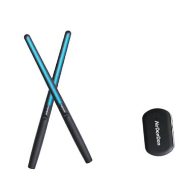 Imagem de harayaa Bateria Eletrônica Air Drum com Acessórios para Iniciantes e Adultos, com Conversor