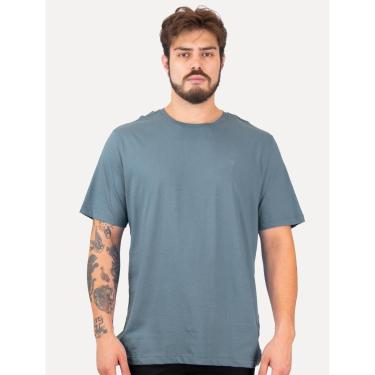Imagem de Camiseta Individual Masculina Comfort Logo Azul Médio-Masculino