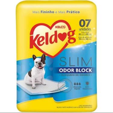 Imagem de Tapete Higiênico Keldog Slim Odor Block C/7 Unidades - SEM MARCA