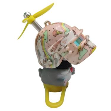 Imagem de Gatinho Gato Som Luzes Buzina Guidao Bike Motocicleta Moto Capacete Fo