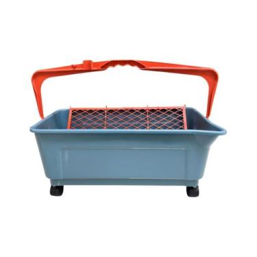 Imagem de Caçamba para Pintura 25L c/ rodas e Grelha p/ rolo até 46cm - Compel