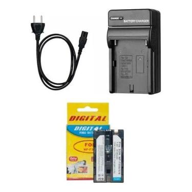 Imagem de Bateria Np-f570 P/ Iluminadores De Led + Carregador L - sem