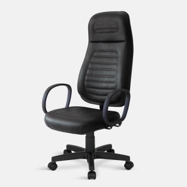 Imagem de Cadeira Presidente Extra Belluno Giratória com Braços - Flex Cadeiras,