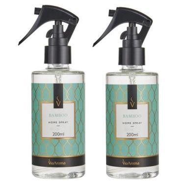 Imagem de Home Spray Via Aroma Bamboo Antimofo Aromatizador 200ml - 2 Unidades