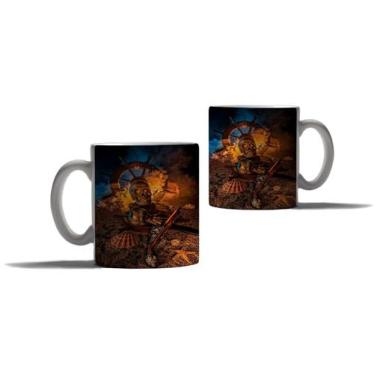 Imagem de Caneca Personalizada Presente Pirata Mar Navio Barco  - Enjoy Shop, Pi