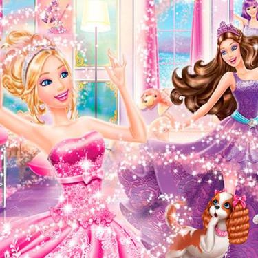 Imagem de Papel De Parede Adesivo, Infantil Barbie 1X1 - Final Decor