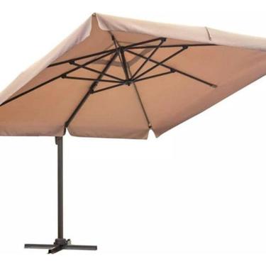 Imagem de Ombrelone Guarda Sol Gigante Square Lateral 3x3m 50uv 360°