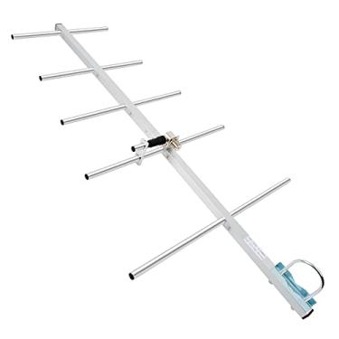Imagem de TWAYRDIO Antena Yagi externa TW-YG05 UHF 400-470MHz alto ganho 9 dBi SL16 - Antena fêmea de liga de alumínio para rádio amador, transceptores e repetidores móveis