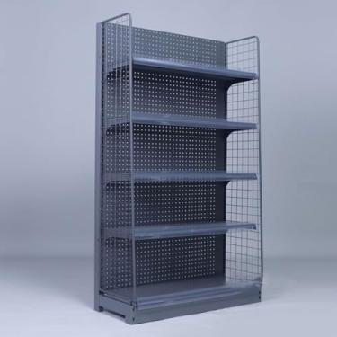 Imagem de Cesta de frutas e vegetais com 5 prateleiras para cozinha, prateleiras de supermercado com etiquetas para economizar espaço, organizar lanches, bebidas, produtos secos e acessórios de cozinha, design