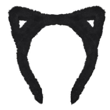 Imagem de Outyua Cat Ears Headband Cute Furry Makeup Headbands Plush Washing Face Halloween Cosplay for Women