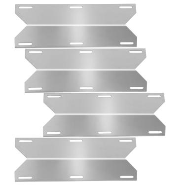 Imagem de Folocy Peças de reposição para churrasqueira a gás, placa térmica de aço inoxidável, kit de cobertura de queimador de calor para Jenn-Air 720-0062, Members Mark 720-0586A, Nexgrill 720-0063, Costco