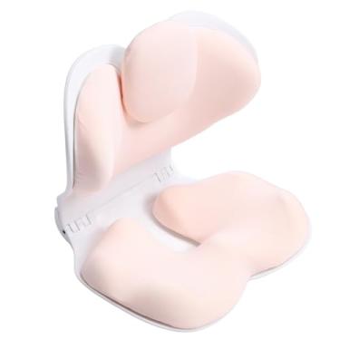 Imagem de Almofada Dobrável de Suporte de Cintura de Pétala, Almofada Traseira de Cadeira de Escritório Com Design Dobrável para Home Office, Suporte Lombar Completo, Resistente Ao
