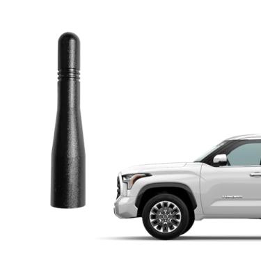 Imagem de Antena curta Tundra Truck para Toyota Tundra 1999-2025, Tacoma 96-16 | Preto 7,6 cm | Antena de substituição curta | Recepção de rádio otimizada | Seguro para lavagem de carro | para acessórios Toyota