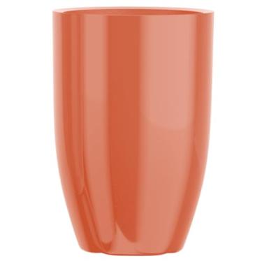 Imagem de Vaso De Planta Fibra De Vidro 75cm Grande Boca Larga Decorativo (Terracota)
