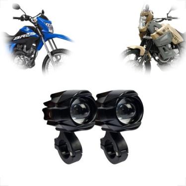 Imagem de Kit Farol de Milha Led Auxiliar Neblina F-12 Mini Modelo Universal - S