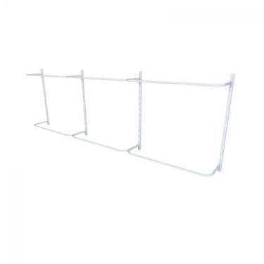 Imagem de Arara de roupas para loja quarto closet 10 peças regulável 300x100 cm 