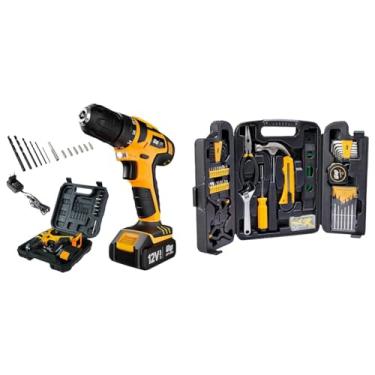 Imagem de Kit WAP Parafusadeira BPF-12K3 + Kit Ferramentas 132pç