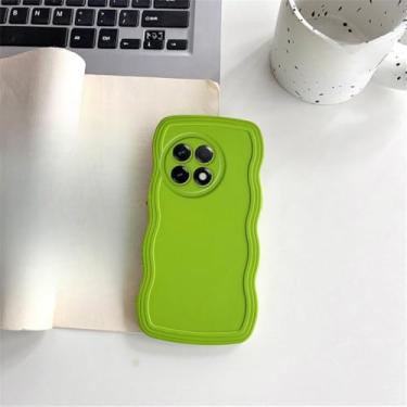 Imagem de Para Oneplus Ace 2 2V 2Pro Capa de TPU macia estilo onda de luxo para Oneplus Ace Pro Capa de telefone de silicone protetora completa à prova de choque, verde, para Oneplus Ace 2Pro