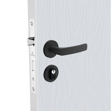 Imagem de Fechadura Soprano Externa Pali Roseta Redonda 40Mm Preta