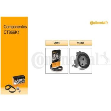 Imagem de Kit da correia sincronizadora Chevrolet Zafira 2001 a 2012 - CONTINENT