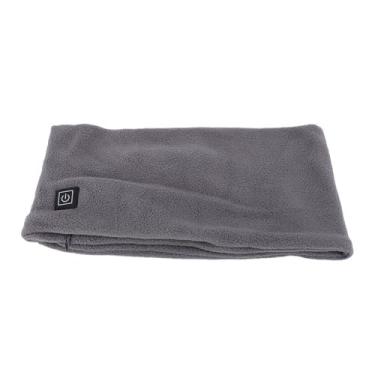 Imagem de Lenço de Aquecimento Elétrico, Alimentado por Usb, Feminino, Masculino, Almofada de Aquecimento de Pescoço, Cachecol Aquecido para Inverno, Ciclismo Ao Ar Livre (Cinza)