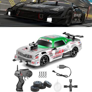 Imagem de Drifty Boyz Rc Car, Drifty Boyz Vapor Slide Drift Rc Car, Drifty Boys Mini Rc Car, 1:24 Mini Rc Drift Car em escala real, 2.4GHZ Mini Drift Remote Control Car Função de spray integrada, F