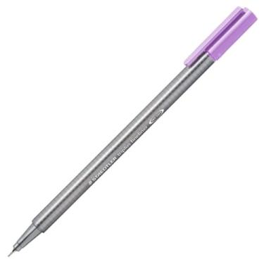 Imagem de STAEDTLER Caneta Ponta Fina Triplus Fineliner 0.3mm 1 Unidade Lavanda - 334-62 - Corpo Ergonômico Triangular – Ideal para Escrita e Bullet Journal