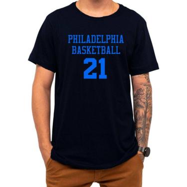 Imagem de Camiseta Basquete Philadelphia Basketball Número 21 Esportes