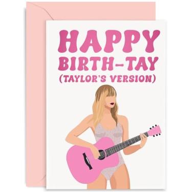 Imagem de Cartão de aniversário Swift - Cartões de aniversário de celebração para ela - Cartão de aniversário Taylor para ela - Cartão de aniversário para namorada, esposa, filha, irmã, mãe, melhor amiga