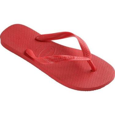Imagem de Chinelo Havaianas Top Fc 40000292090, Vermelho, 29