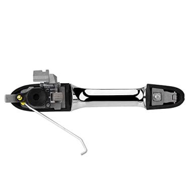 Imagem de Maçaneta Porta Externa Premium para 500 Unidade à Mão Esquerda-Robust Crome Acabar Substituição Direta Compatível Com Modelos 2012-2018 (A mão do motorista esquerdo)