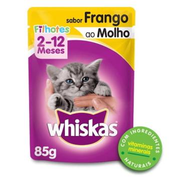 Imagem de Ração úmida sachê frango ao molho gatos filhotes 85G