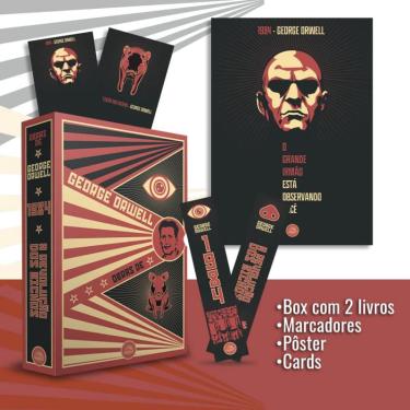 Imagem de Box Obras De George Orwell 1984 + Pôster + Marcadores + Cards