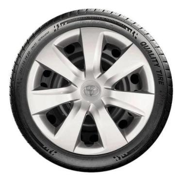 Imagem de Kit Jogo Calota Toyota Etios Aro 14 Emblema Original 4 Peças