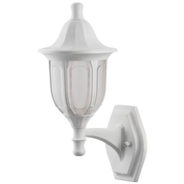 Imagem de Arandela de Parede Modena Branca 21x38cm Dital Luminária Lente Fosca
