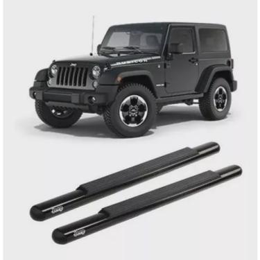 Imagem de Estribo Lateral Preto jeep wrangler 2p