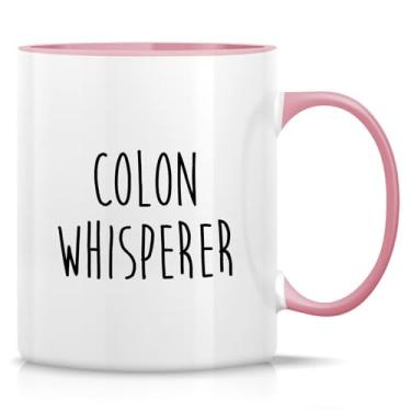 Imagem de Retreez Caneca engraçada gastroenterologista presente gastroenterologia médico cólon sussurro 325 ml caneca de café cerâmica - presente de aniversário motivacional sarcástico inspirador - Caneca